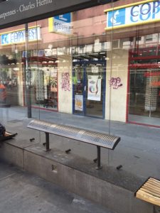 Banc 3 places