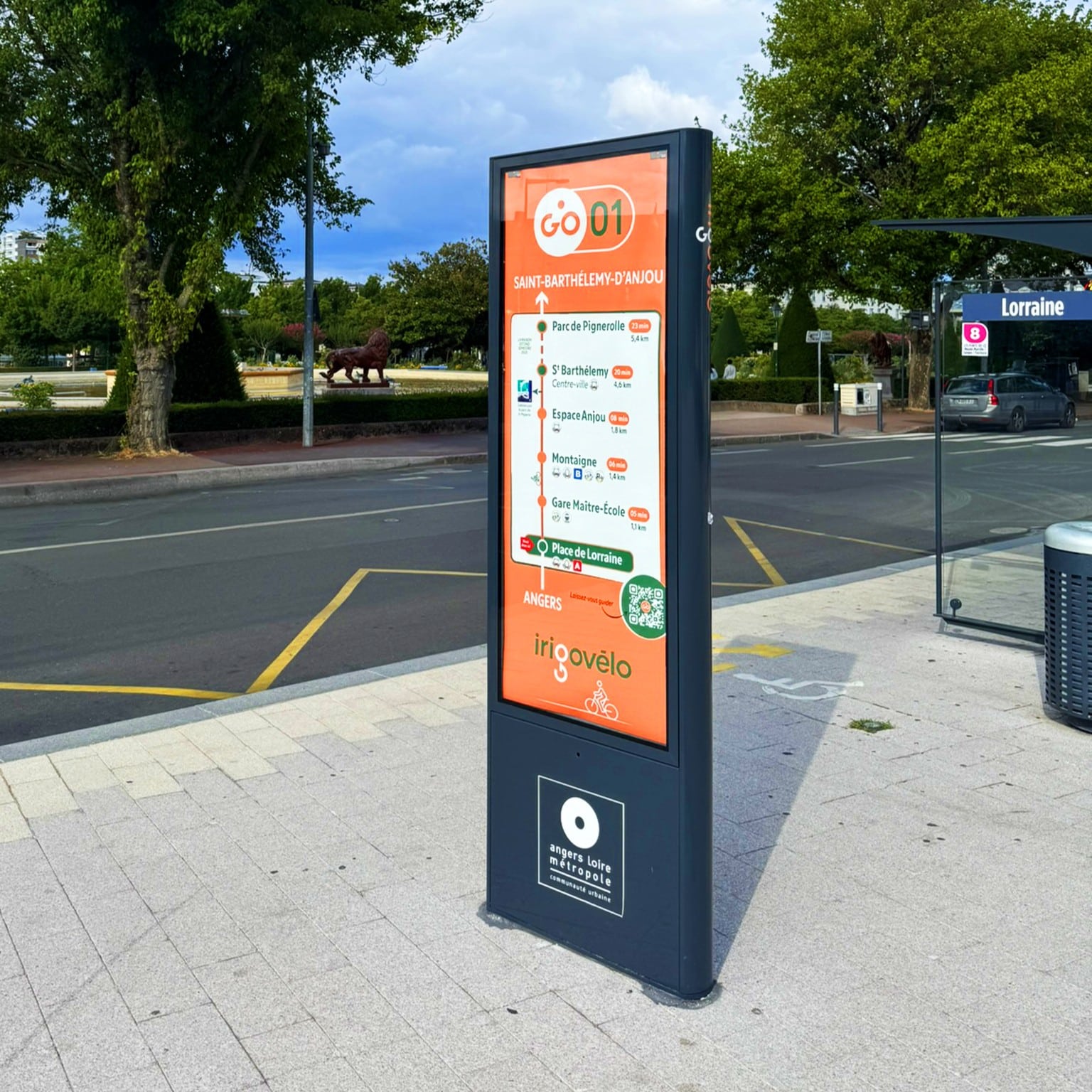 Irigovélo, la route vélo d'Angers bien signalisée pour les cyclistes !