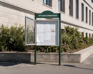Photo par l'ia de l'affichage libre - affichage administratif CDG