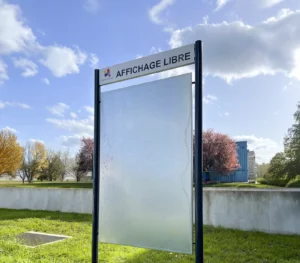 Photo de l'affichage libre - affi-libre 2V 2H